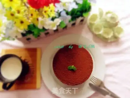 Make Coco sponge cake step 13