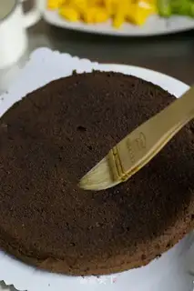 Make Chocolate cream cake step 14