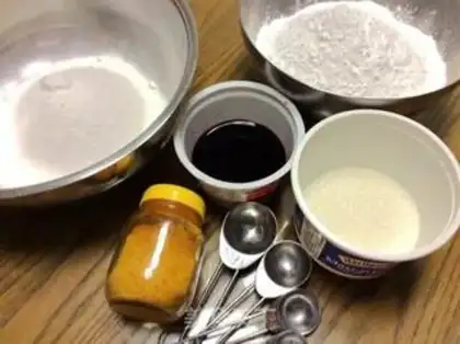 Make Blueberry orange yang cake step 0