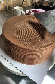 Make Chocolate cream cake step 18