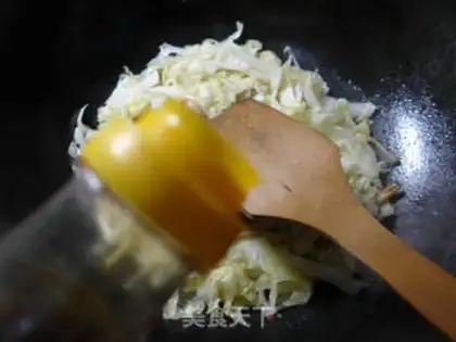 Make Yellow cabbage step 4