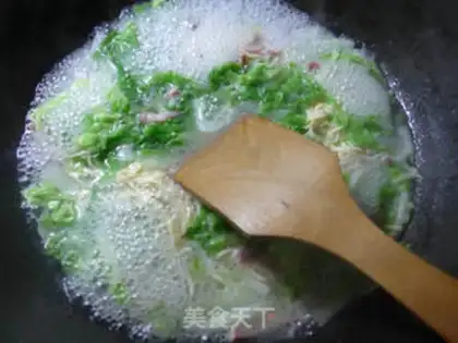 Make Salted cabbage for dry silk step 4