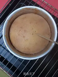 Make Big white sugar cake step 5
