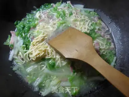 Make Salted cabbage for dry silk step 6
