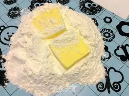 Make Blueberry cookies step 1