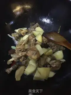 Make Potato pepper chicken step 8