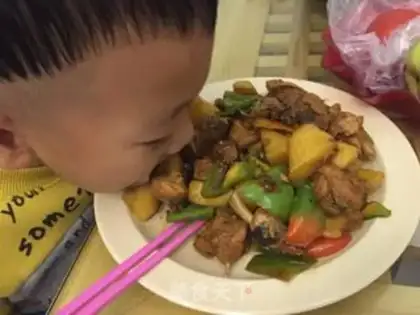 Make Potato pepper chicken step 10