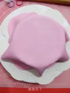 Make Big white sugar cake step 14