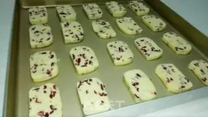 Make Cranberry cookies step 6