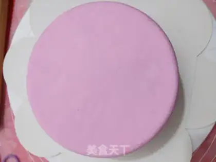 Make Big white sugar cake step 17