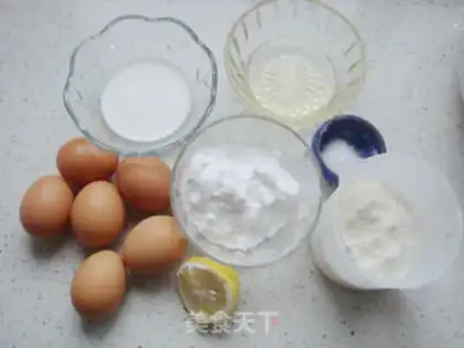 Make Six-inch mid-air sponge cake step 0