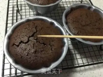 Make A chocolate cake step 12