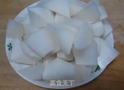 Make Red burning radish step 0