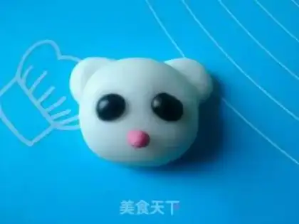 Make Bear rolls sugar cake step 9