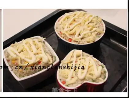 Make Chicken sausage rice step 2