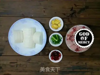 Make Five flowers for radish step 3