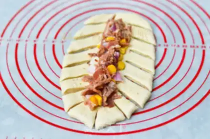 Make Bacon salt bread step 5