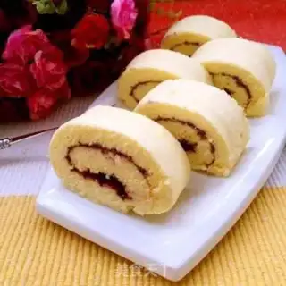Make Blueberry roll step 21
