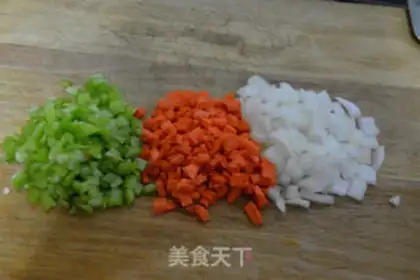 Make Homemade egg fried rice step 1