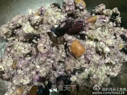 Make Blueberry oatmeal energy bar step 4