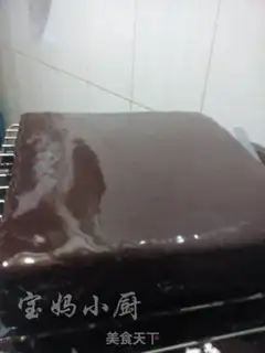 Make Chocolate noodle cake step 9