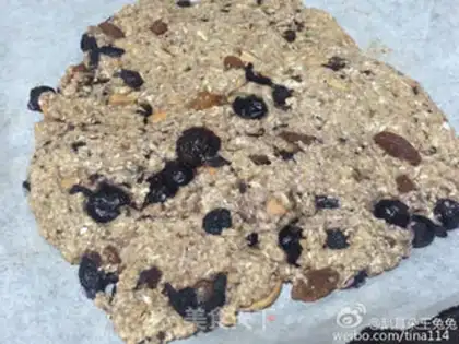 Make Blueberry oatmeal energy bar step 6