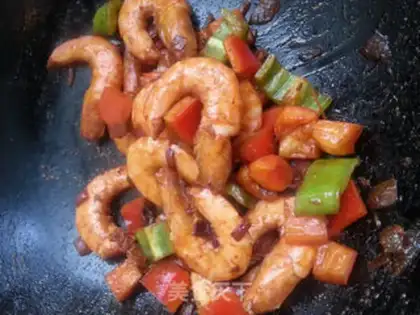 Make Flaming shrimp step 9