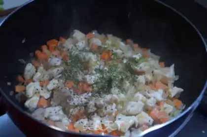 Make Chicken pheasant pie step 5