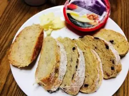 Make All wheat blueberry lemon bread step 0