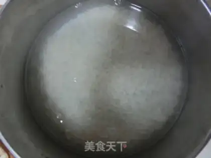 Make Shrimp congee step 1
