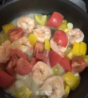 Make Shrimp fried tomatoes step 11