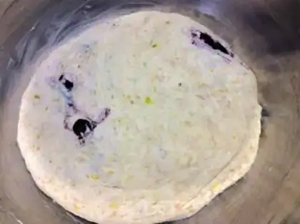 Make All wheat blueberry lemon bread step 11