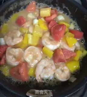 Make Shrimp fried tomatoes step 12