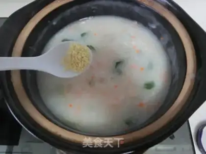 Make Shrimp congee step 14