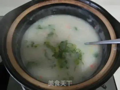 Make Shrimp congee step 15