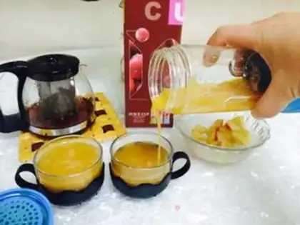 Make Apple tea step 8