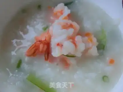 Make Shrimp congee step 17