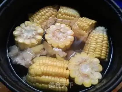 Make Corn scrawny soup step 3