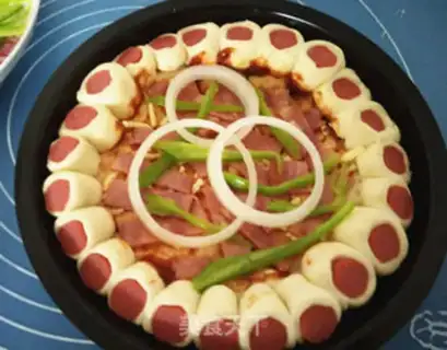Make The bacon pizza step 21