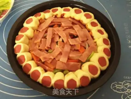 Make The bacon pizza step 22