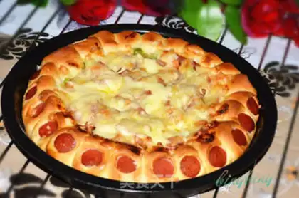 Make The bacon pizza step 25