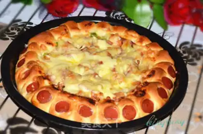 Make The bacon pizza step 26