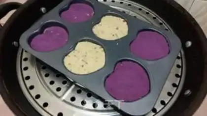 Make Chestnut potato rice cake step 6