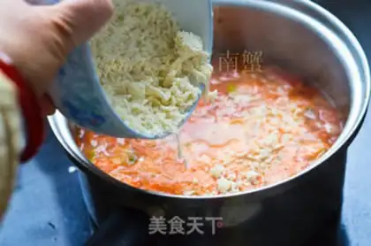 Make Western red soup step 6