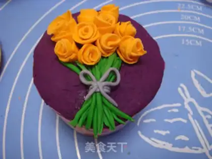 Make ♪ Flowers over sugar cupcakes ♪ step 17