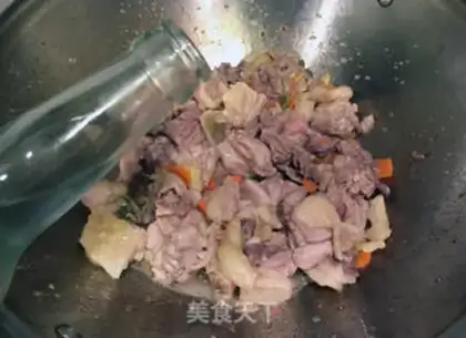 Make Fresh abalone chicken step 3