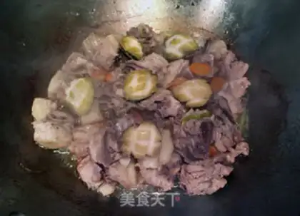 Make Fresh abalone chicken step 4