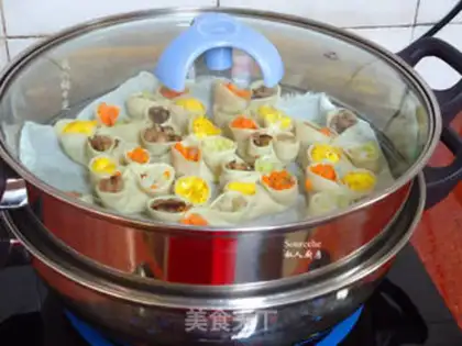Make Four-Girl dumplings step 5