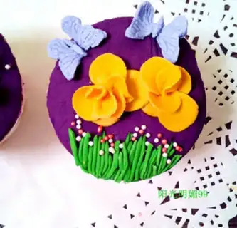 Make ♪ Flowers over sugar cupcakes ♪ step 27