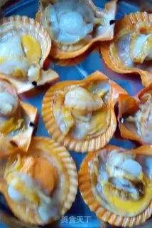 Make Steam scallops step 1